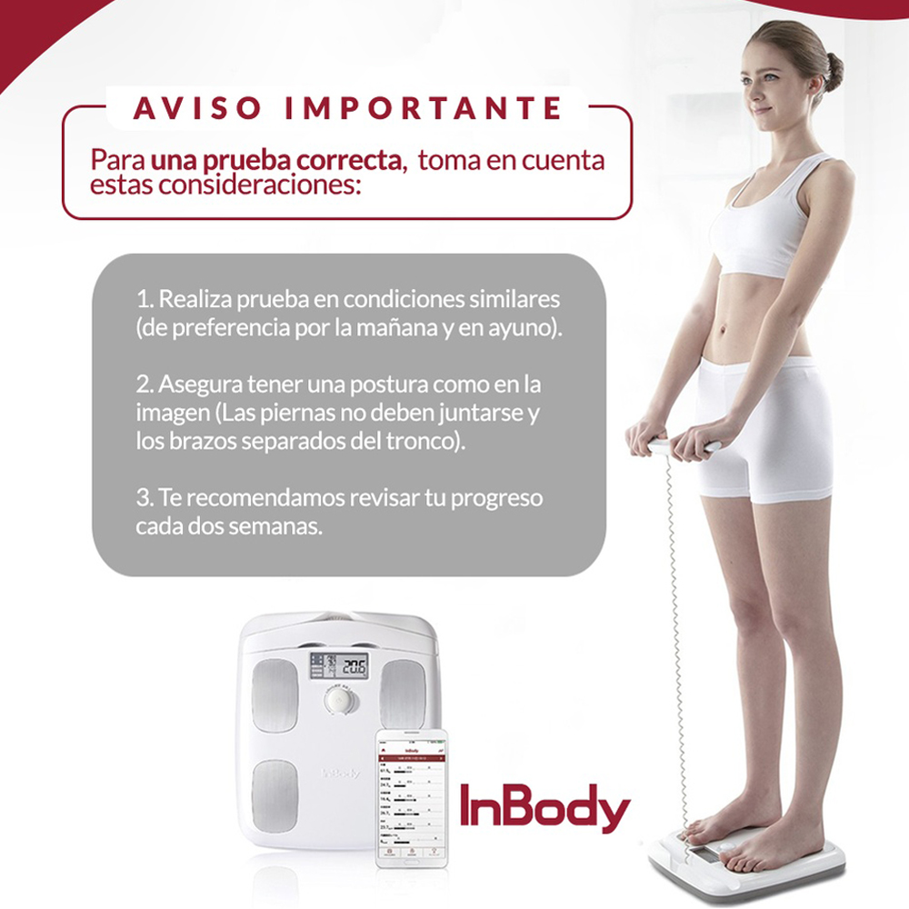 Báscula premium InBody Dial Blanco H20N | InBody